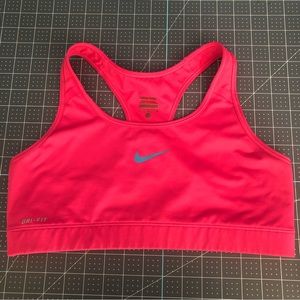 Nike Pro Hot Pink Sports Bra size Large